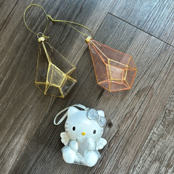 Other - Bundle of (3) Glitter Ornaments